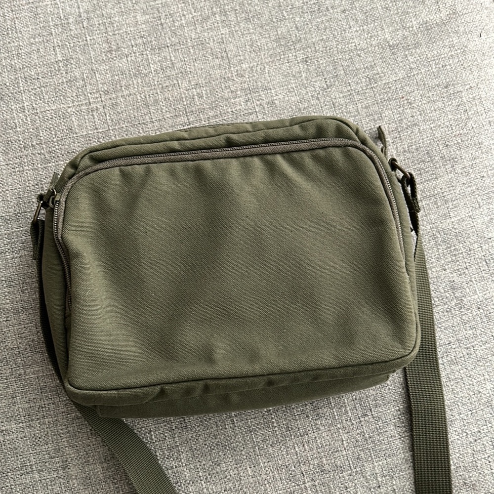 Military Patchwork Crossbody Camera Bag - image 5